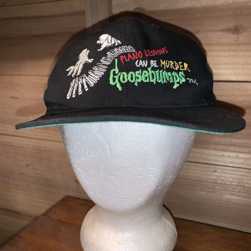Vintage Annco Goosebumps Snapback Hat Youth Cap Piano Lessons Can Be Murder Rare